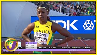 World Championship 2022 Shericka Jackson 100m Semi Final - July 17 2022