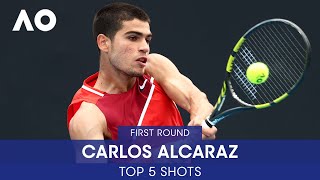 Carlos Alcaraz | Top 5 Shots (1R) | Australian Open 2022