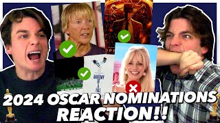 2024 Oscar Nominations REACTION!!