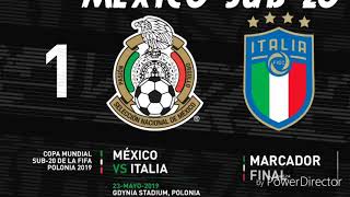 Resultado de La selección mexicana sub 20, en el mundial Polonia 2019