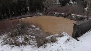 Tulameen River Road \u0026 KVR Trail wash out - TULAMEEN, BC - BC Floods Nov. 2021