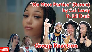 Coi 😍 | "No More Parties" (Remix) by Coi Leray ft. Lil Durk *GROUP REACTION*