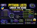 Part 3: Python List Hidden Memory Secrets: Pointers and References | List Constructor : Create list