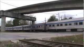 VIA Canadian #1 and Grey Cup Train at Braid