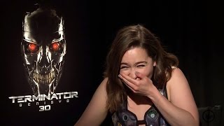 Emilia Clarke from Game Of Thrones Giggles Uncontrollably and it's ADORABLE!