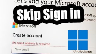 Microsoft Going Too Far. Skip Forced Sign-In on Windows Setup on New laptop