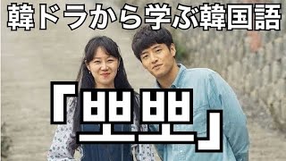 韓ドラ【椿の花咲く頃】から学ぶ韓国語「뽀뽀」の意味と使い方？#516