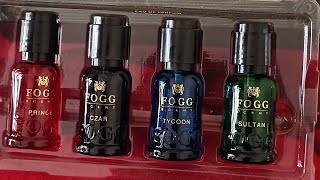 Fogg scent Prince, Czar, Tycoon, Sultan ll Unboxing 📦