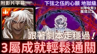 【神魔之塔】蚩尤『3屬成就輕鬆通關』跟著劇本走穩過!｜下弦之伍的心願 地獄級｜虛偽的羈絆｜鬼滅之刃合作｜累《附影片字幕》