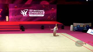 DUSSAN Lina (COL) - 2021 Rhythmic Worlds, Kitakyushu (JPN) - Qualifications Clubs