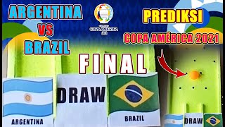 Prediksi Argentina vs Brazil FINAL COPA AMÉRICA 2021 | Extended Highlights Full HD