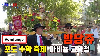 [프랑스] 포도 수확 축제, 아비뇽 교황청 방당쥬 Ban des Vendanges à Avignon (4K)