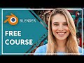 Free Blender Course for Beginners (3D Design Tutorial)