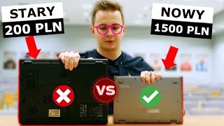 LAPTOP za 200 ZŁ vs. 1500 ZŁ - CZYM SIĘ RÓŻNIĄ?!