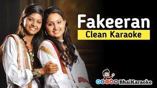 Fakeeran Karaoke | Nooran Sisters | BhaiKaraoke