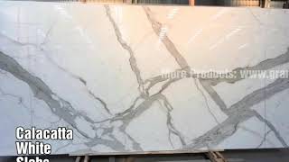 Italian Calacatta Oro Gold Marble Slab Supplier | Calacatta White Marble |Calacatta Nuvo Marble |