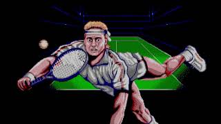 3D World Tennis (I Play: 3D Tennis) (MS-DOS, 1992) - gameplay