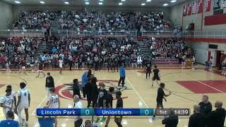 PIAA Basketball Boys 4A Semi-Finals Uniontown v. Lincoln Park 3/20/23 (at Charleroi)