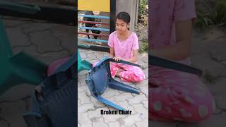 Broken Plastics Chair Recycling ideas #diy #viral #youtubeshorts #shorts #craft #homedecor