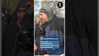 Christian Claims He Saw Jesus From WAIST DOWN! | Mansur | Speakers Corner