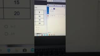 Finding Slope given a table using Desmos