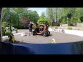 cleaning a renault twizy on a very sunny day in may 2020