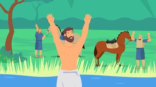 Naaman (1,2,3,4), Animated, with Lyrics - Best Christian Songs for Children