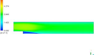 解析結果：0-100[s]までの流速分布 RANSモデル