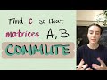 What does it mean for matrices to commute? | Linear algebra worked example