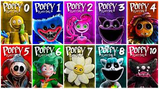 Poppy Playtime Chapter 0, 1, 2, 3, 4, 5, 6, 7, 8, 9, 10 PC - Full Gameplay All Endings & Bosses (4K)
