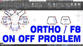 AutoCAD ortho On Off problem solve