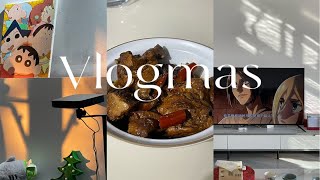 1705816014996Vlogmas.02 回家的日子 | 开箱 | 番茄牛尾骨翻车 | 圣诞气息日渐浓厚