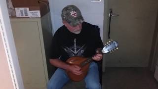 Steve Manuel playing Grandpa Principio's mandolin