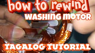 PART 2.  PO SA KABUOHAN NG PAANO BA MG REWIND NG WASHING MOTOR.  TUTORIAL STEP BY STEP👣.