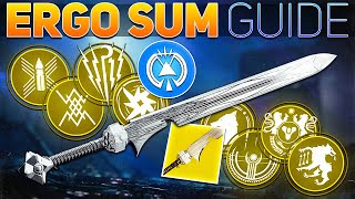 The EVERYTHING SWORD (Ergo Sum Rolls \u0026 Guide) | Destiny 2 The Final Shape