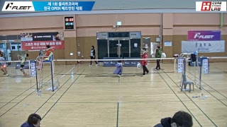 (자신있게) 장봉식/손운영 vs (배즐사) 황윤하/이병찬_남복 45 BC 결승[제1회 플리트코리아 전국 오픈 배드민턴대회]