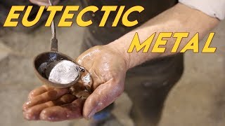 Pouring Molten Metal into Bare Hand