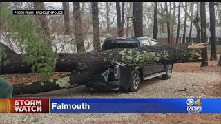 High Storm Winds Cause Power Outages, Knock Down Trees Across Massachusetts