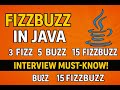 IBM interview Question 🔥 “FizzBuzz Java Interview Crack – 90% Fail This!”| HackerRank