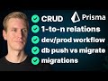 Prisma in Next.js - My Fav Way to Work with Databases (CRUD, Dev/Prod Workflow, Relations, Indexes)