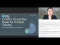 IHI Virtual Learning Hour Special Series: COVID-19 and the Case for Contact Tracing