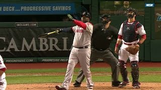 BOS@CLE: Papi crushes a monster solo shot in the 6th