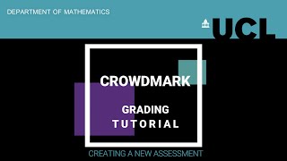 Crowdmark | Creating a new assessment