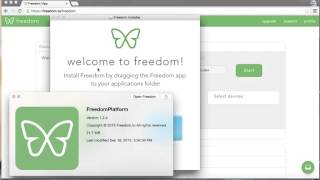 Setting up Your Freedom Account