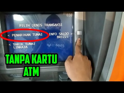 Cara Tarik Tunai ATM BRI Tanpa Kartu - YouTube