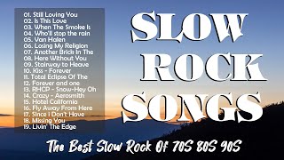 Best Slow Rock Songs 70s 80s 90s 🤘 Guns N' Roses, Queen, Bon Jovi, Metallica, Aerosmith, Scorpions