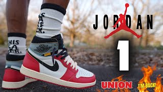 SOME SAY THIS IS THE BEST ONE YET! JORDAN 1 UNION IM BACK SHADOW CHICAGO DETAILED REVIEW \u0026 ON FEET!