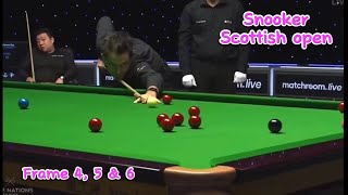 Snooker Scottish Open Ronnie O’Sullivan Vs Li hang ( frame 4, 5 & 6).