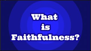 Amazing Object Lessons: Fruit of the Spirit "FAITHFULNESS"