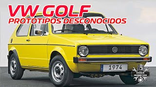 VW GOLF ¡Los prototipos DESCONOCIDOS!